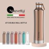 Etihad Double Wall Bottle - Copper 750 ml Bottle (Pack of 2, copper, Steel) Etihad Double Wall Bottle - Copper 750 ml Bottle (Pack of 2, copper, Steel)