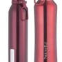 Etihad Double Wall Bottle - Red 750 ml Bottle  (Pack of 2, Red, Steel) 