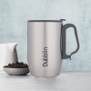 Refresh Stainless Steel Unbreakable Tea Coffee Mug Double Wall Insulated with Handle and Lid Refresh Stainless Steel Unbreakable Tea Coffee Mug Double Wall Insulated with Handle and Lid
