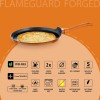 Nouvetta Flame Guard Forged Non-Stick Tawa with 2-Way Non-Stick Coating, 28cm (Induction and Gas Stove Compatible), Copper Nouvetta Flame Guard Forged Non-Stick Tawa with 2-Way Non-Stick Coating, 28cm (Induction and Gas Stove Compatible), Copper