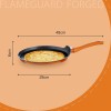 Nouvetta Flame Guard Forged Non-Stick Tawa with 2-Way Non-Stick Coating, 28cm (Induction and Gas Stove Compatible), Copper Nouvetta Flame Guard Forged Non-Stick Tawa with 2-Way Non-Stick Coating, 28cm (Induction and Gas Stove Compatible), Copper