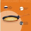 Nouvetta Flame Guard Forged Non-Stick Tawa with 2-Way Non-Stick Coating, 28cm (Induction and Gas Stove Compatible), Copper Nouvetta Flame Guard Forged Non-Stick Tawa with 2-Way Non-Stick Coating, 28cm (Induction and Gas Stove Compatible), Copper