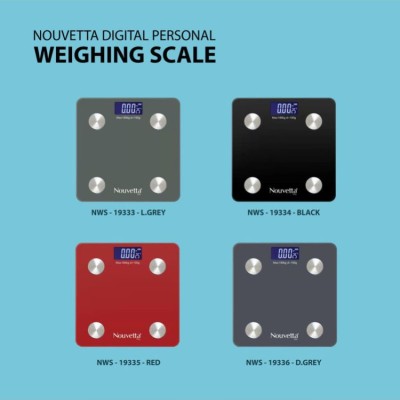 Nouvetta Nouvetta Bluetooth Digital Personal Smart Weighing Scale( Dark Grey) NWC-19178 Dark Grey