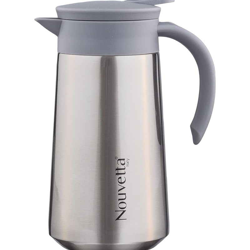 Nouvetta Amaze Hot and Cold Stainless Steel Teapot, Vaccum Insulated Kettle, 1000 ml, Steel Nouvetta Amaze Hot and Cold Stainless Steel Teapot, Vaccum Insulated Kettle, 1000 ml, Steel