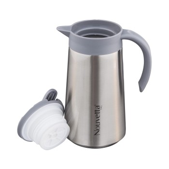 Nouvetta Amaze Hot and Cold Stainless Steel Teapot, Vaccum Insulated Kettle, 1000 ml, Steel Nouvetta Amaze Hot and Cold Stainless Steel Teapot, Vaccum Insulated Kettle, 1000 ml, Steel