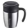 Nouvetta Stricker Vacuum Insulated Double Wall Stainless Steel Mug, 450ML (Grey)