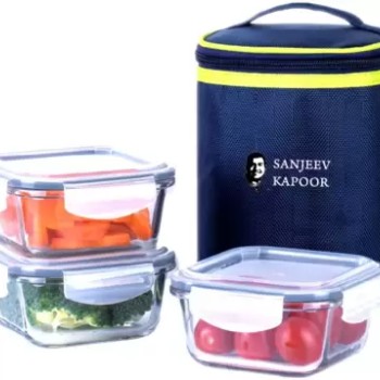 Sanjeev Kapoor SKB1035 3 Containers Lunch Box  (320 ml)