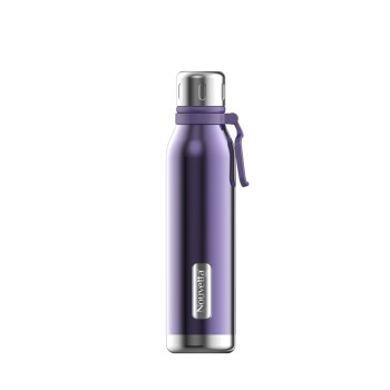 Nouvetta Spice Double Wall Stainless Steel Flask Bottle, 750 ml-Purple