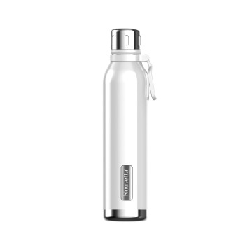 Nouvetta Spice Double Wall Stainless Steel Flask Bottle, 1000 ml- White