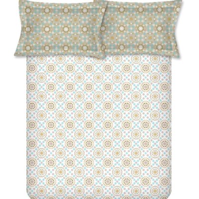 Raymond Home Vision 144 TC King Size Bedsheet with 2 Pillow Covers