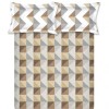 Raymond Home Vision 144 TC King Size Bedsheet with 2 Pillow Covers
