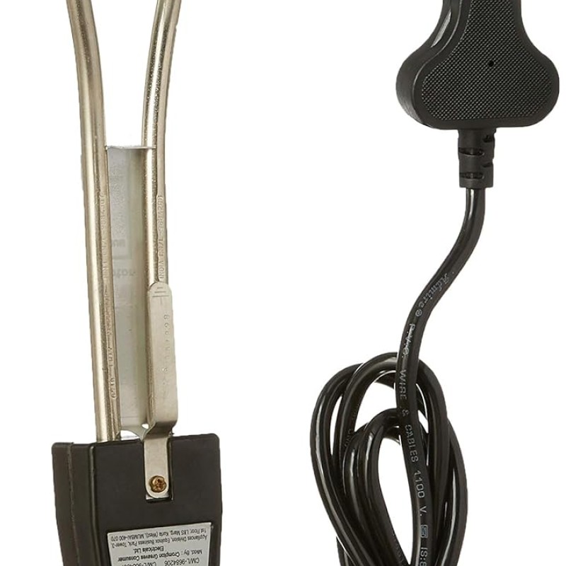 Crompton IHL 152 1500-Watt Immersion Water Heater with Copper Heating Element (Black)