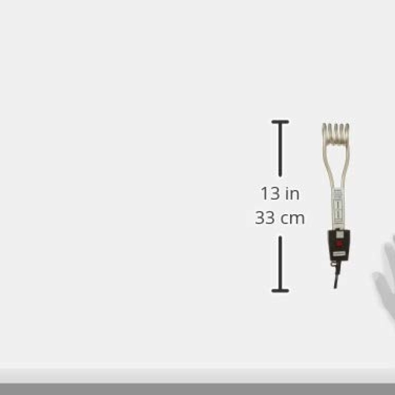 Crompton IHL 152 1500-Watt Immersion Water Heater with Copper Heating Element (Black)